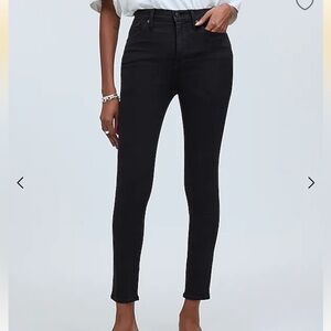 Madewell Black 10” High Rise Skinny Jeans